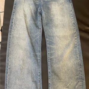 PAIGE Blue Relaxed Fit Jeans with Vintage Appeal